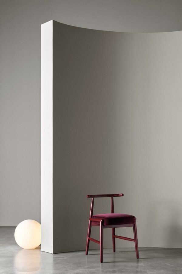 The oxblood chair